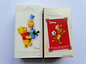 2 - DE COLECCIÓN ADORNOS CON SELLO DISNEY ESTILO SOOCER TIGGER Y WINNIE the POOH NUEVO - Imagen 1 de 3