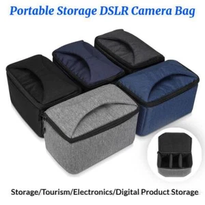 Portable New Storage Camera Bag Insert Case Partition SLR DSLR Pouch Waterproof - Imagen 1 de 18