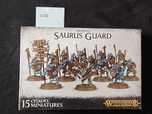 Warhammer Fantasy TOW NEW seraphon saurus guard -538- - Picture 1 of 2