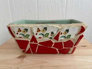 HandCrafted~ Mosaic Garden Planter Jardinere ~ Flower Pot ~ Pottery - Picture 1 of 10