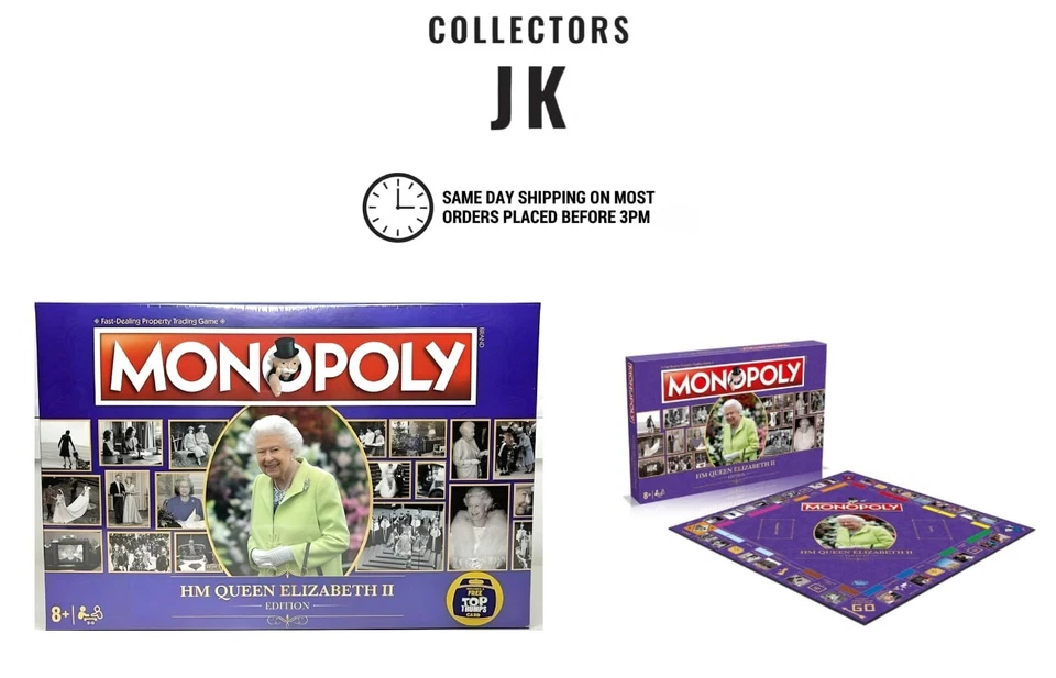 Hasbro Monopoly -Board Game - Queen Elizabeth II (2) - Image 1 of 1
