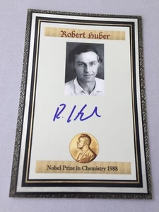 ROBERT HUBER  Nobel Prize Chemistry 1988 in-person signed photograph 4 x 6  - Picture 1 of 1