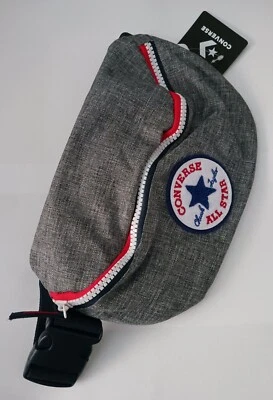 BRAND NEW Converse Chuck Taylor Grey Red White Signature Fanny Pack  - Imagem 1 de 4