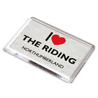 FRIDGE MAGNET - I Love The Riding, Northumberland