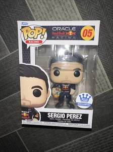Funko Pop Red Bull Racing F1 Sergio Perez With Helmet (Funko Shop Exclusive) - Picture 1 of 7