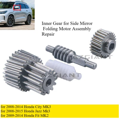 Espejo retrovisor lateral eléctrico engranaje de motor plegable para Honda City MK3 2008-2014 Foto 1 de 4