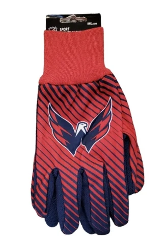 NHL New Washington Capitals Utility Gloves Utility Gloves New with Tags One Size Cover