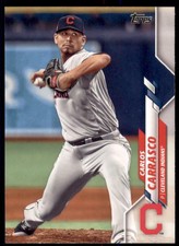 2020 Topps Series 2 Base #384 Carlos Carrasco  - Cleveland Indians