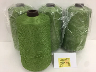 A & E Wildcat Plus Tex 35, Green 9 45752, 4ea/16oz Textured Polyester Thread - Image 1 of 4
