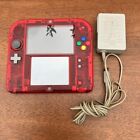 Nintendo 2DS Console System pokemon Red limited edition model USED DS