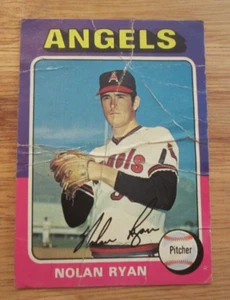 Tarjeta coleccionable Nolan Ryan 1975 Topps #500 MLB béisbol California Angels - Imagen 1 de 10