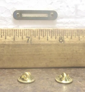 Messing Einzelband Stangenhalter - Bild 1 von 4