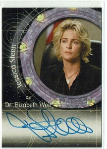 Stargate SG-1 Season 7 Autograph Auto Card A48 Jessica Steen Dr Elizabeth Weir - Picture 1 of 3