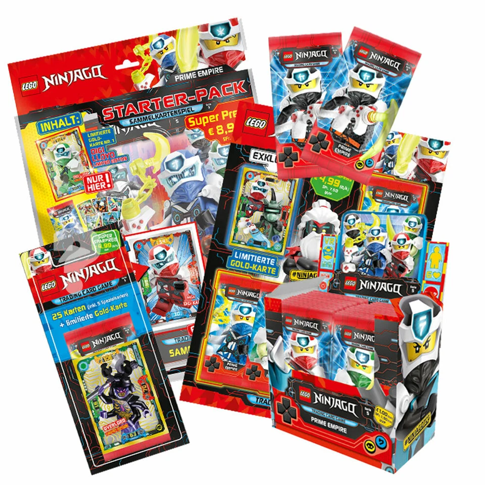 LEGO Ninjago - Serie 5 Trading Cards - Display,Tüten, Album, Blister
