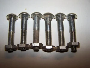 MODEL T FORD, REAR HUB BOLTS AND NUTS SET OF 6  - Imagen 1 de 3