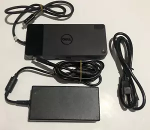 Dell WD19TB Thunderbolt 3 USB-C DisplayPort Docking Station w/ 180W Adapter - Picture 1 of 3