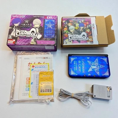 Nintendo 3DS LL Persona Q Velvet Model Tested Works Great Japan Used Excellent - Image 1 of 4