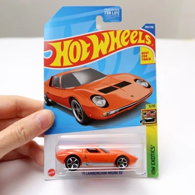 HOT WHEELS '71 LAMBORGHINI MIURA SV 2022 HW EXOTICS HCV34 202/250 NUOVA - Immagine 1 di 4
