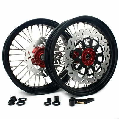 Soporte rotores ruedas para Honda Supermoto 17"x3.5/4.25 CRF250R CRF450R 2015-2018 Foto 1 de 4