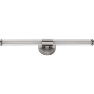 Craftmade 20224BNK-LED Contrast Bathroom Vanity Light Brushed Polished Nickel - Picture 1 of 1