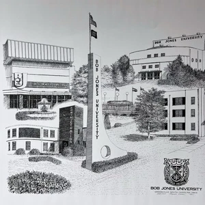 Vintage 1991 Darell Koons LE Print ungerahmt 268/500 Bob Jones University SC - Bild 1 von 10