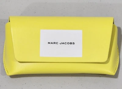 Marc Jacobs Amarillo Duro Semiflexible Estuche de Vidrio Gafas Gafas Gafas de Sol Anteojos Foto 1 de 4
