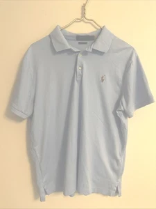 Neu mit Etikett Polo Ralph Lauren maßgeschneidertes weißes Poloshirt schmale Passform für Herren Größe Medium - Bild 1 von 8