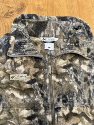 Chaqueta polar vintage de camuflaje Columbia talla XL Foto 1 de 4