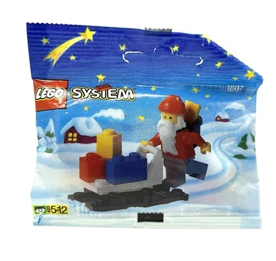 LEGO Santa Claus Sleigh polybag #1807 Holiday LEGO SYSTEM 1995 Denmark - Image 1 of 4