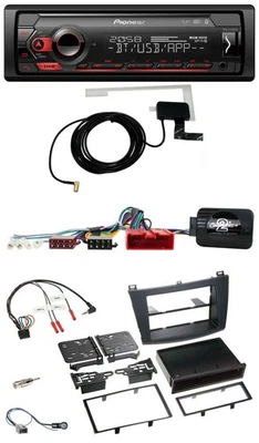 Pioneer DAB USB Lenkrad Bluetooth Autoradio für Mazda 3 2009-2013 Can-Bus - Bild 1 von 4