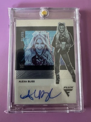 2022 Panini WWE Chronicles Flux Alexa Bliss Autograph Card - Image 1 of 2