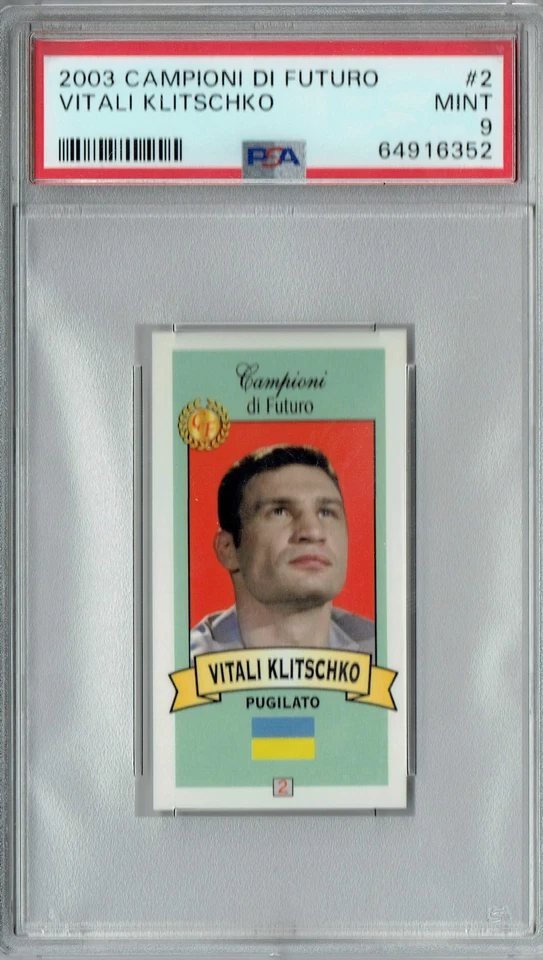 PSA 9 MINT Vitali Klitshko 2003 Campioni Di Futuro #2 Rookie Card - Image 1 of 1