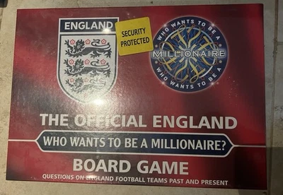 The Official England WHO WANTS TO BE A MILLIONAIRE Board Game (New & Sealed) - Image 1 of 3