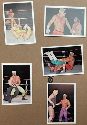NWA Wonderama Wrestling Cards - 5 Sting Cards #9, #17, #41, #48, #191 - Image 1 of 4