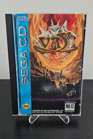 Vay Working Designs Sega CD Complete CIB w/ Manual Reg Card Map Tested VGC!