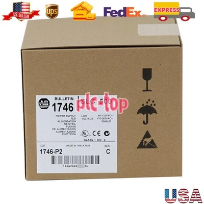 Allen-Bradley 1746-P2 AB SER C SLC 500 Rack Mounting Power Supply Module 1746P2 - Image 1 of 3