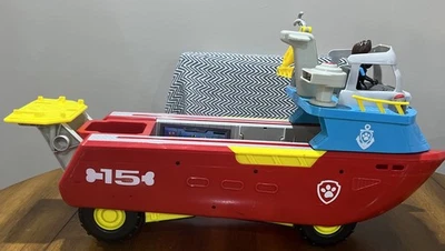 Paw Patrol Barco Patrulla Marítima Patrulla Vehículo Transformador Foto 1 de 4