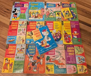 Silver Age Golden Comics Digest Space Ghost Scrooge Hanna Barbera lot of 13 - Picture 1 of 1