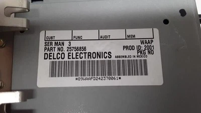 Audio Equipment Radio SV6 Satellite Receiver Opt U2K Fits 05-07 MONTANA 3530754 - Image 1 of 4