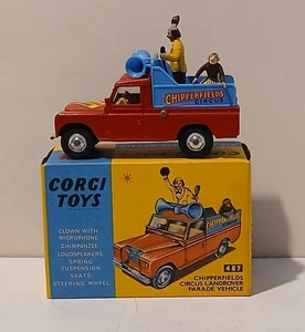 Corgi 487 Chipperfields Circus Landrover Paradefahrzeug. Boxed - Bild 1 von 10