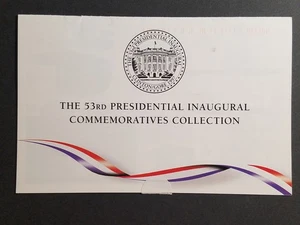 1997 Clinton 53rd Inaugural Commemoratives Catalog/ Order Form - Bild 1 von 8
