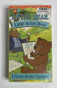 Little Bear Little Artist Bear (VHS, 2002) New Sealed Nickelodeon Nick Jr Rare - Picture 1 of 7