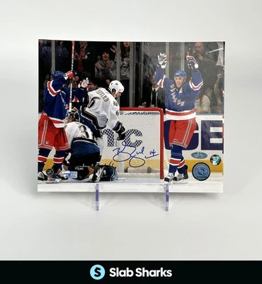 FOTO 8x10 firmada por Brendan Shanahan certificado de autenticidad de estanque congelado Foto 1 de 4