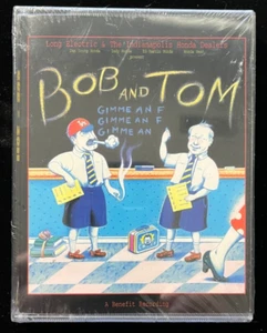 Bob And Tom Gimme An F 1997 double CASSETTE TAPE Q95 Radio comedy duo NEW!! - Imagen 1 de 2