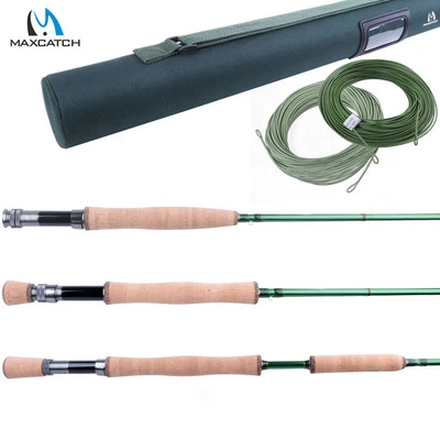 Fly Fishing Rod Fast Action 3/4/5/6/7/8/9/10/12WT Fly Rod (IM10) & WF Fly Line - Image 1 of 4