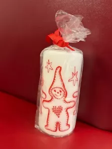 6 inch NEW Candle Denmark Nisse Elf Gnome Tomte Tomten Christmas  Scandinavian - Picture 1 of 5