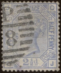 1880-81 Great Britain 2Sh 1/2p Scott# 82 Used - Cat Value $30.00 - Picture 1 of 1