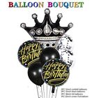 7 Stck. Ballons Strauß schwarz Dekoration Unisex Erwachsene alles Gute zum Geburtstag Veranstaltungen Party