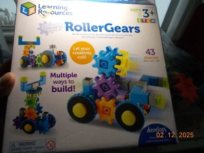 New Sealed Learning Resources STEM Vehicle Construction Set Roller Gears, 43 Pc. - Image 1 of 4