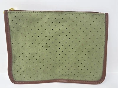 Bolsa de cosméticos de maquillaje verde Estee Lauder Foto 1 de 4